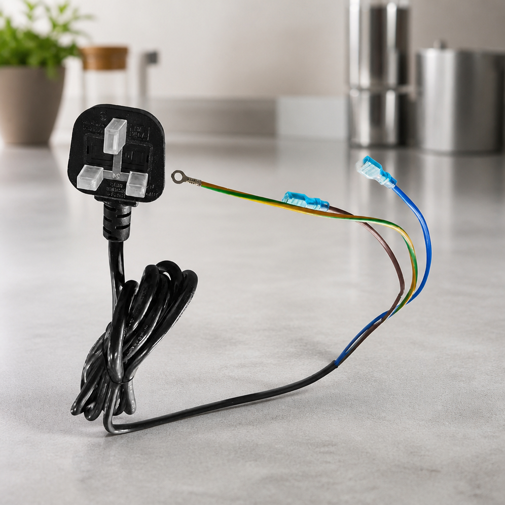 Genuine Replacement Power Cord for Commercial Ice Cream Makers