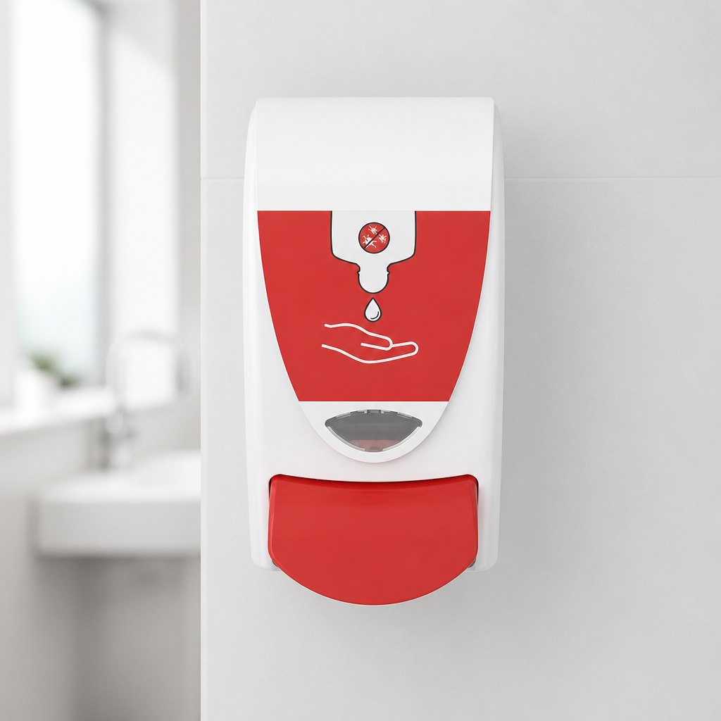 1Ltr Commercial Soap Dispenser with Wall Mounting Options