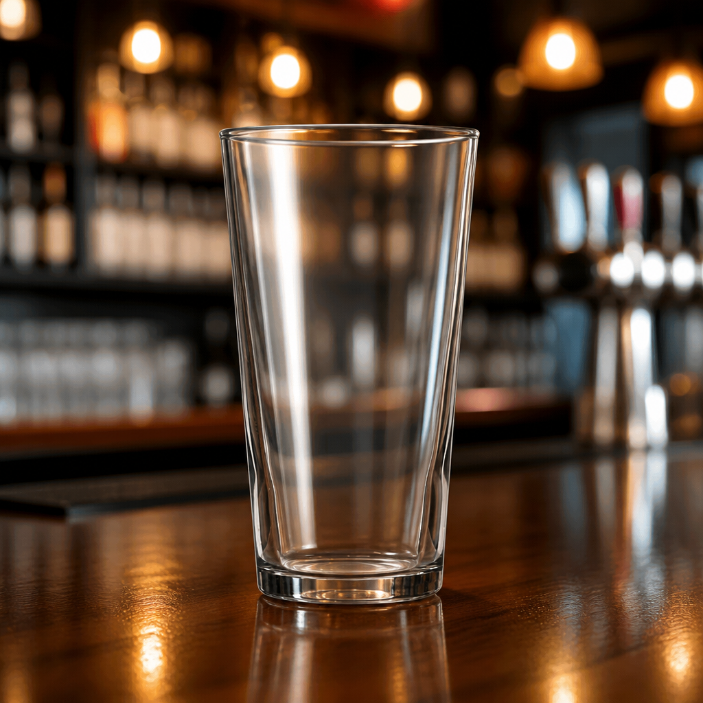 Toughened Conical Beer Glasses 280ml CE Marked (48 Pack)