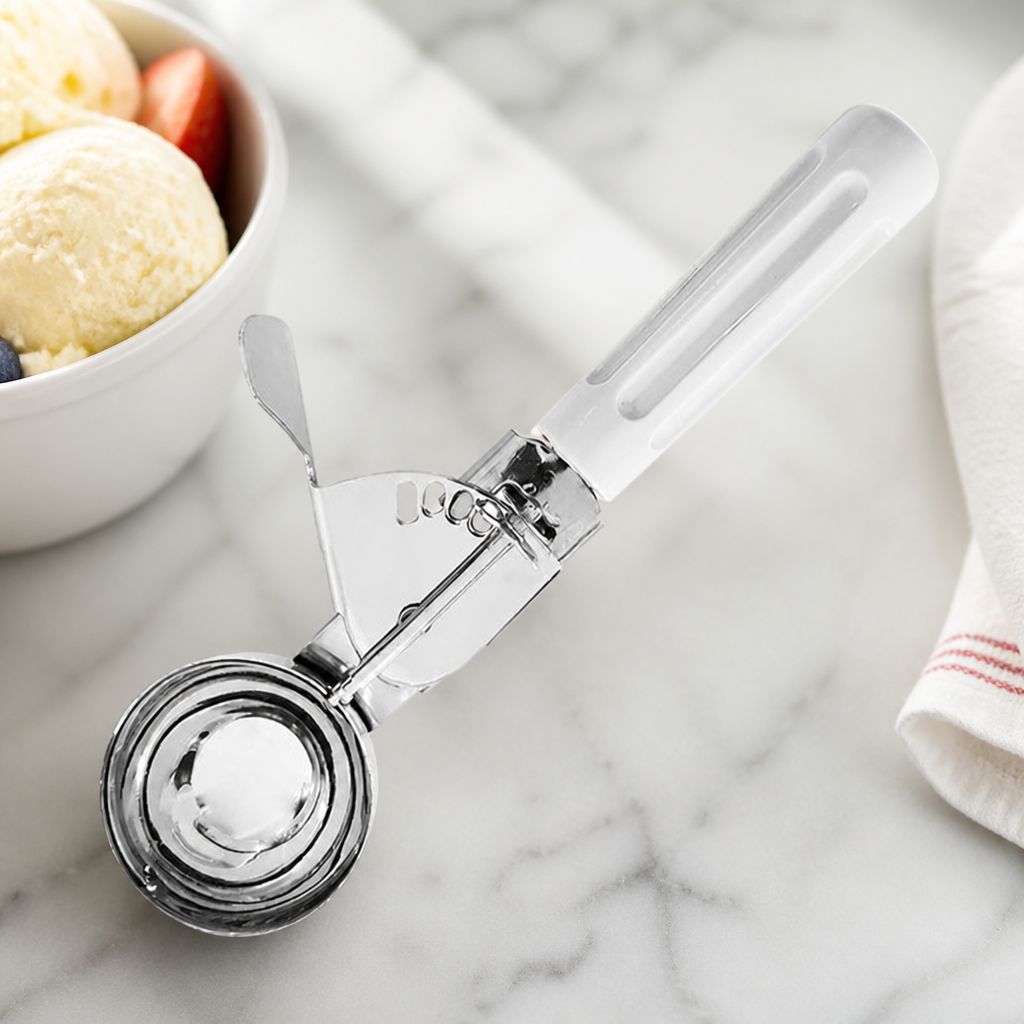 Commercial Ice Cream Scoop 50ml Stainless Steel with Handle