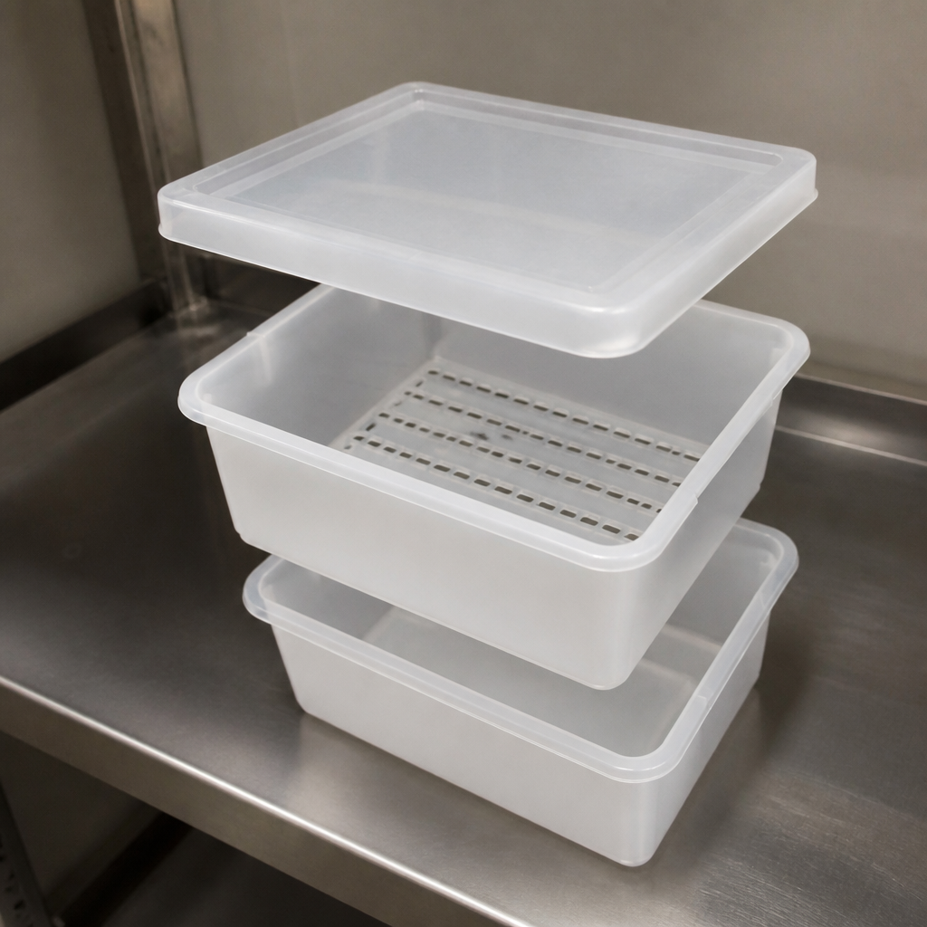 Commercial Defrosting Tray Set with Draining Shelves 3-Piece