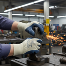 Premium Heavy Duty Nitrile Palm Coated Gloves for Construction - Superior Abrasion Resistance and Flexibility