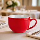 Commercial Cafe Cappuccino Cups Red 340ml 12 Pack