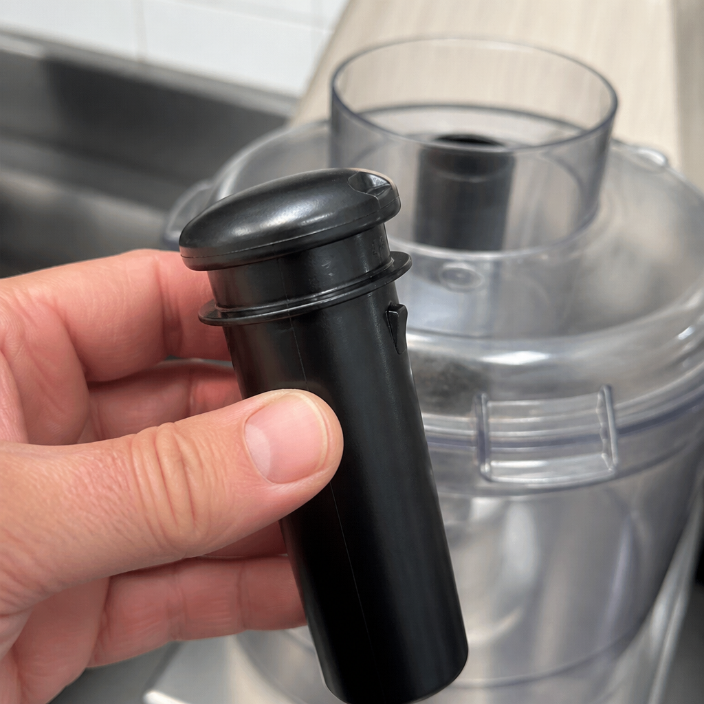 Genuine food processor pusher for commercial veg prep attachment