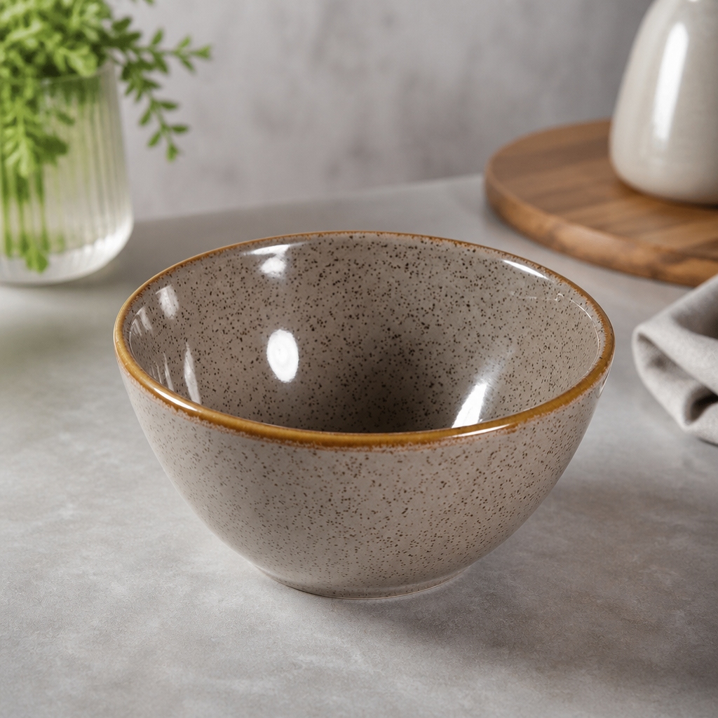 Commercial Snack Bowls 14oz Rustic Grey 130mm 12 Pack