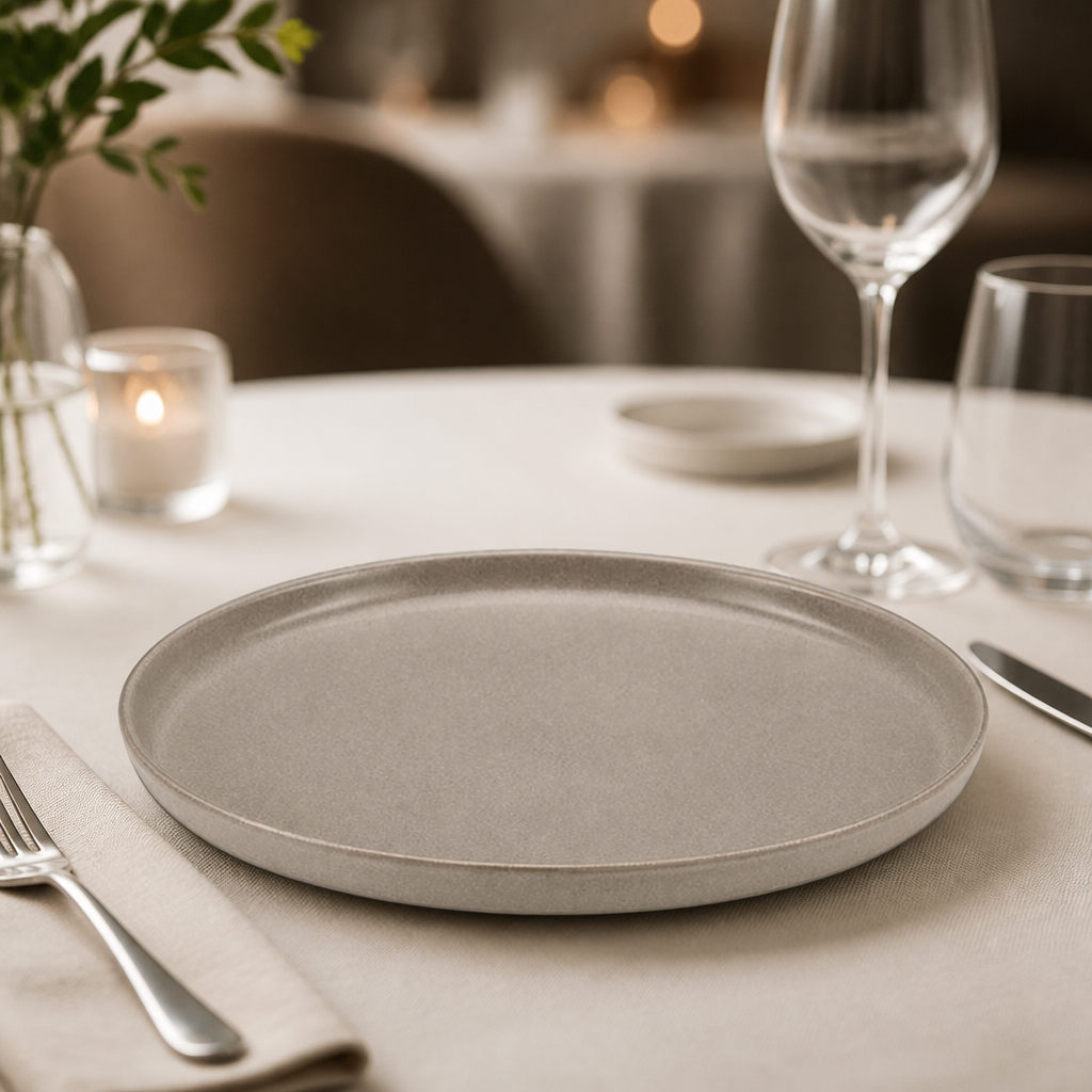 Commercial walled plates 280mm for plant-based cuisine - 6 pack