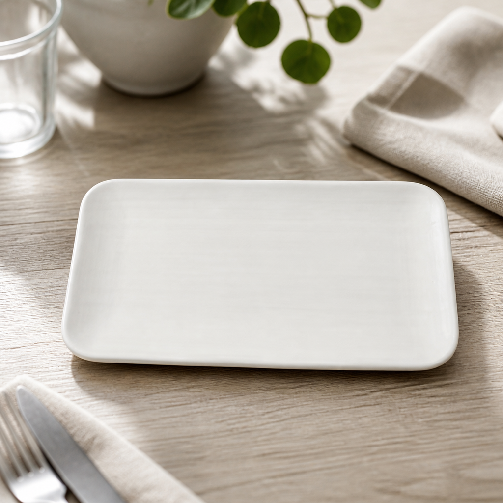 Commercial Rectangular Plates 270x160mm 12 Pack Design