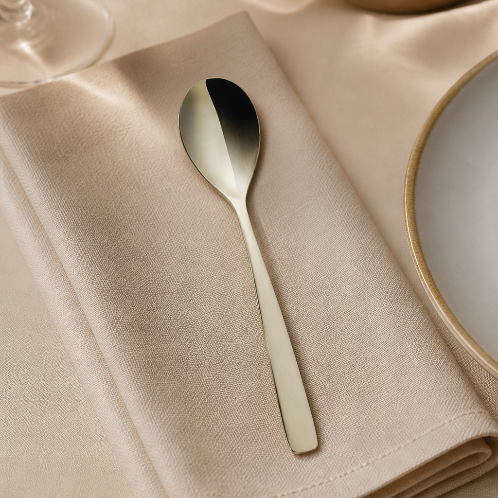 Champagne Coffee Spoons Set of 12 for commercial use