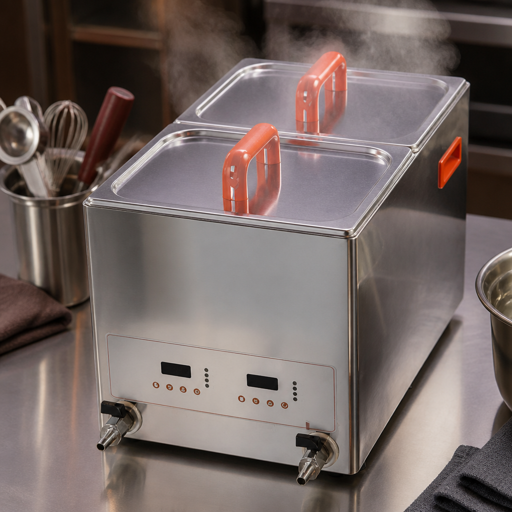 16Ltr Commercial Sous Vide Double Water Bath with Digital Control