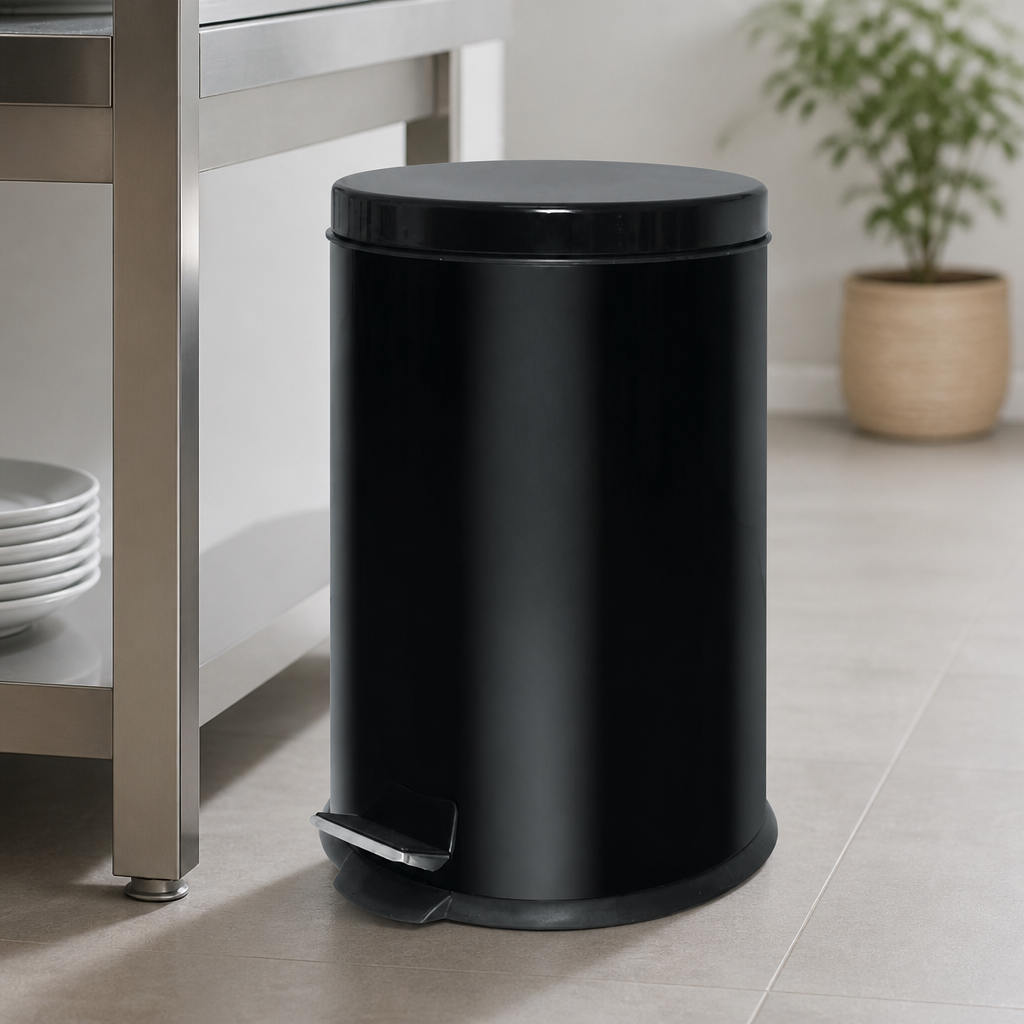 20L Commercial Pedal Bin Stainless Steel for Office Kitchen