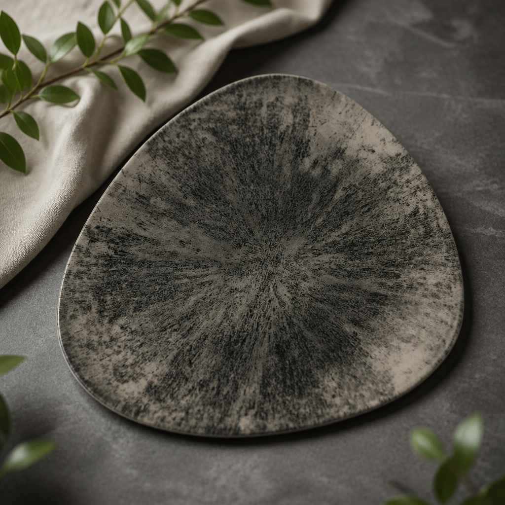 Commercial Stone Plates 254mm Quartz Black 12 Pack