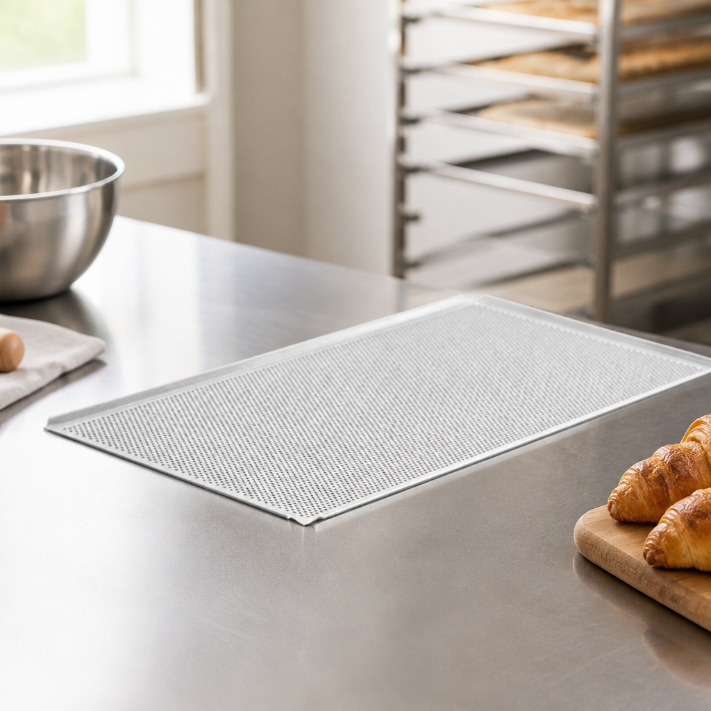 Commercial Perforated Aluminium Baking Tray 600x400mm