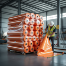 Premium Heavy Duty Fire Retardant Polythene Sheeting Roll 4M x 25M - 1000 Gauge Film for Construction Protection