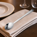 Large Solid Serving Spoon 13" Hammered Finish 6 Pack Commercial