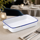 Commercial Stoneware Casserole Dish 220mm Oven to Table 12 Pack