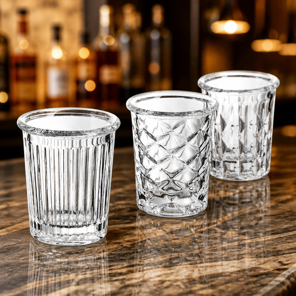 Commercial Shot Glasses 34ml Stackable 24 Pack