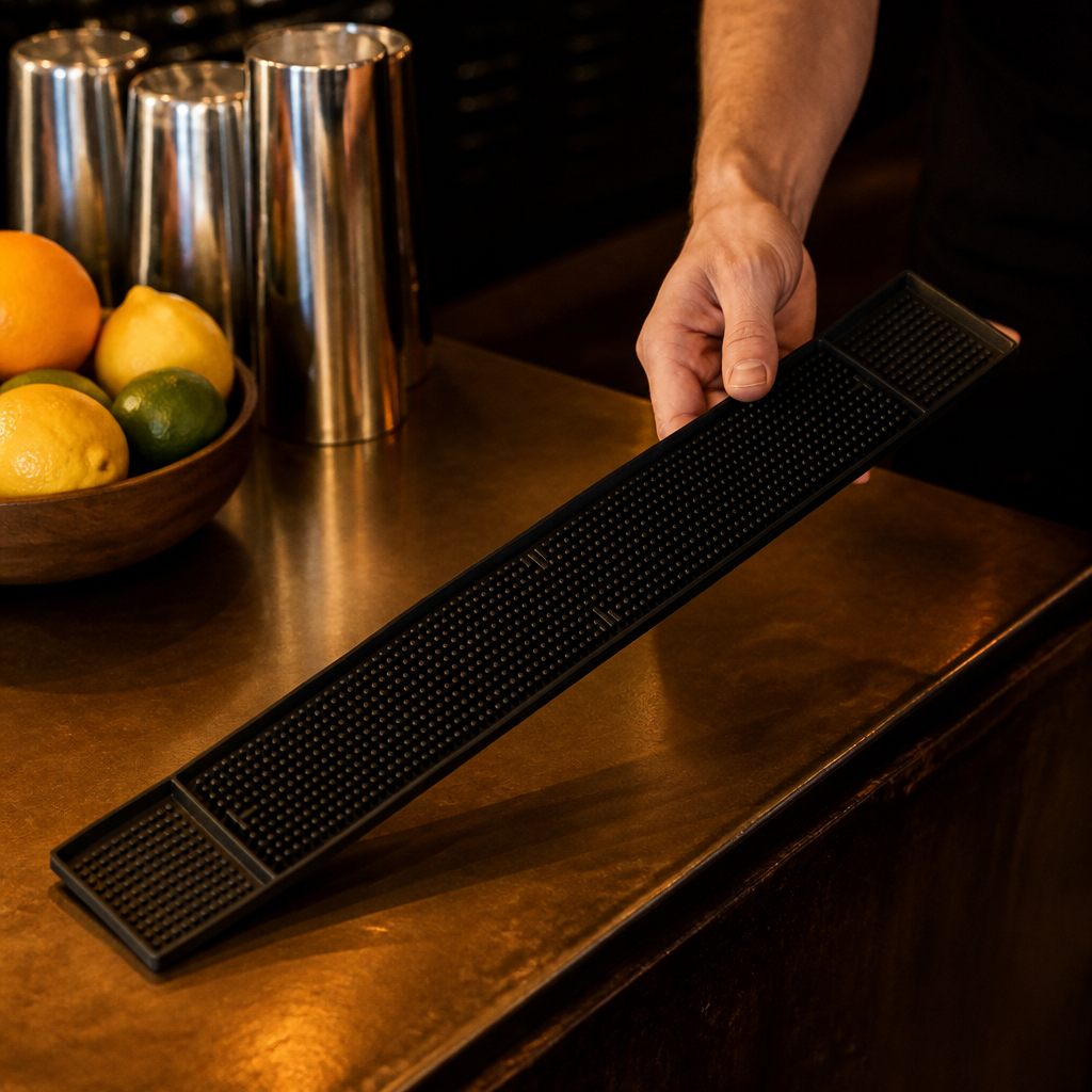 Commercial Rubber Bar Mat 670 x 80mm for pubs and bars