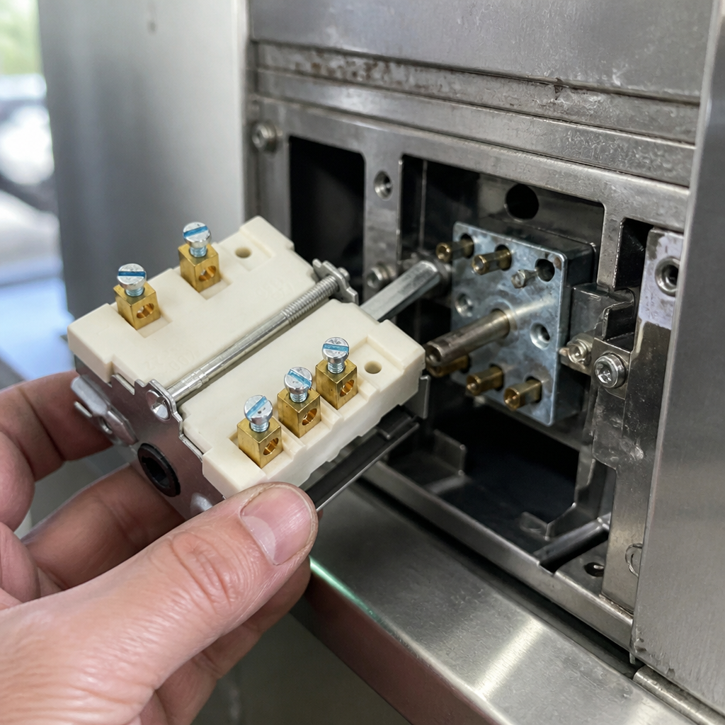 Conveyor Toaster Gear Switch Replacement Part in Stainless Steel