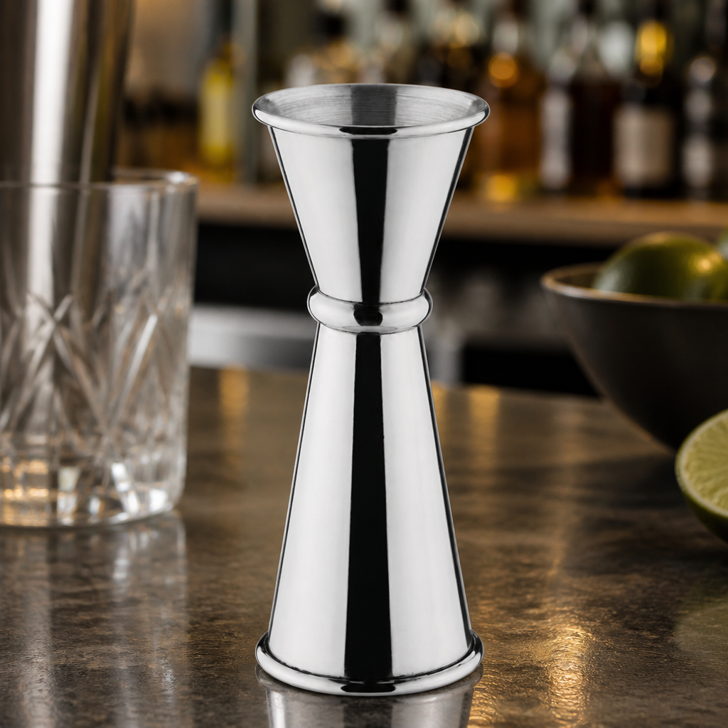Commercial Double Jigger 25ml/50ml Stainless Steel Measure