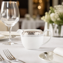 Commercial Bone China Milk Jug 60ml for Afternoon Tea Service