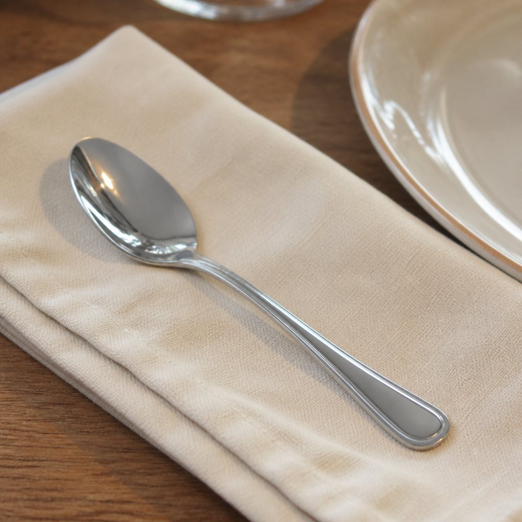 Commercial Dessert Spoon 12 Pack 189mm Stainless Steel Cutlery