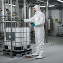 Premium Chemical Resistant Coverall with 3-Piece Hood and Breathable Back Panel for Enhanced Comfort and Protection