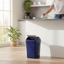 Premium 50 Litre Swing Top Bin in Blue - Durable Waste Management Solution for Home and Office Use
