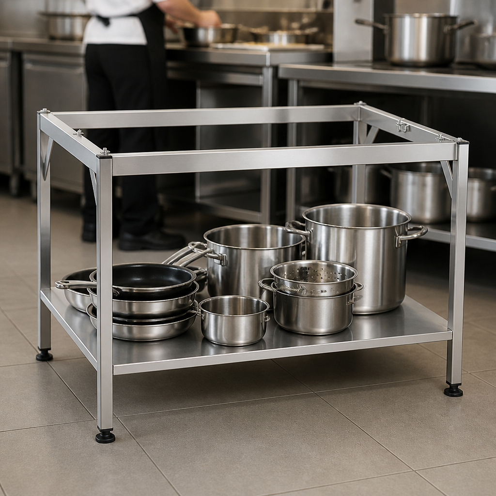 Commercial Open Stand for 6-2/1 and 10-2/1 Cooking Systems