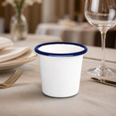Commercial Enamel Sauce Cups 144ml Retro Style 6 Pack