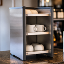 Commercial 3 Shelf Cup Warmer for 120 Cups Stainless Steel