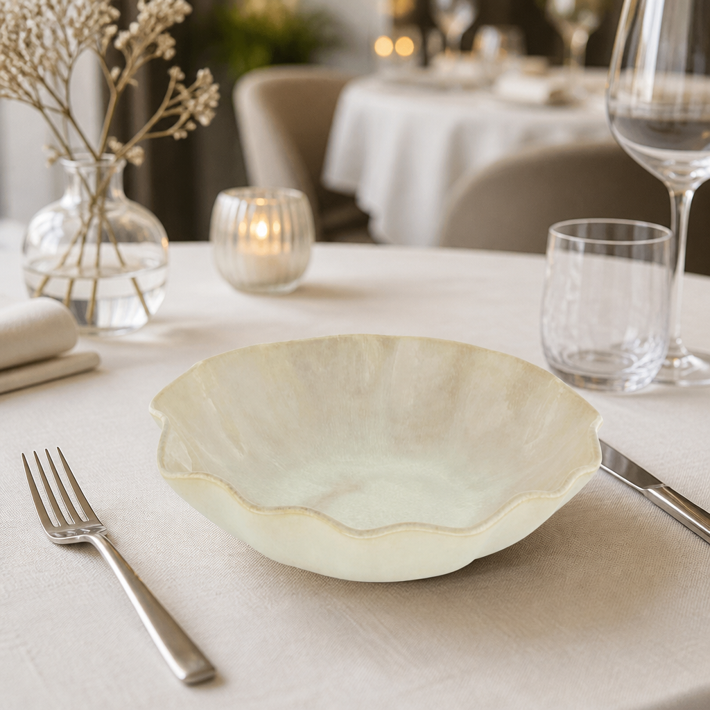 Commercial Stoneware Bowls 220mm Yellow 6 Pack