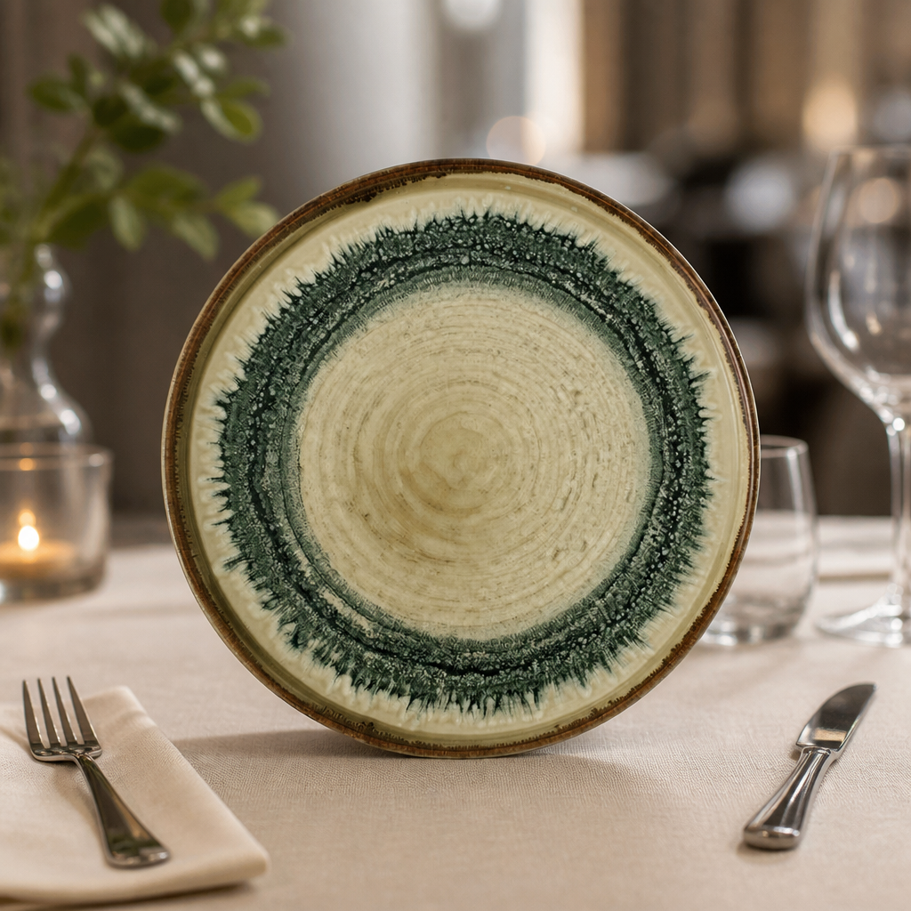 Commercial Walled Plates 260mm Microwave Dishwasher Safe 6 Pack