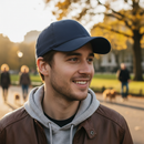 Premium 5 Panel Cap in Navy Color, 100% Cotton Twill, Lightweight Design - High-Quality Professional Grade for Industrial and Commercial Applications