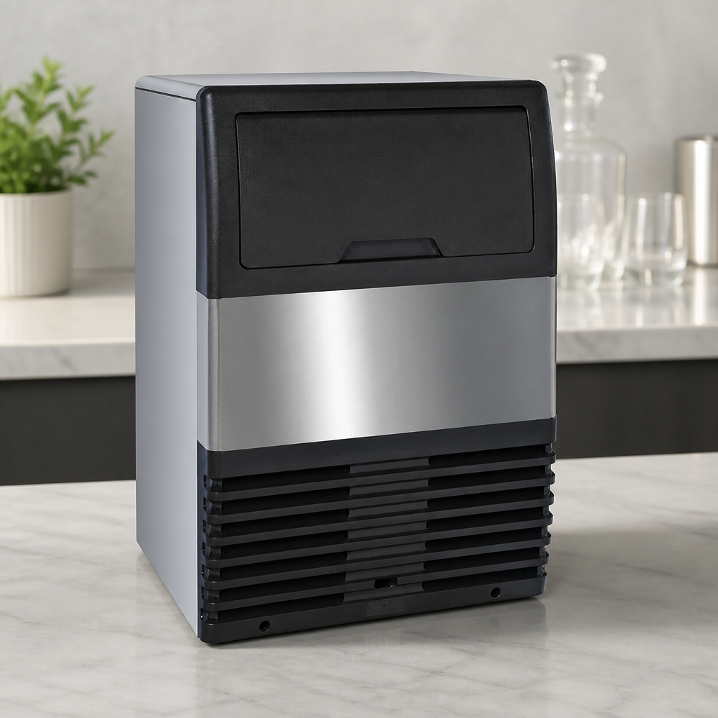 Commercial Undercounter Ice Maker 5.5kg Capacity Stainless Steel