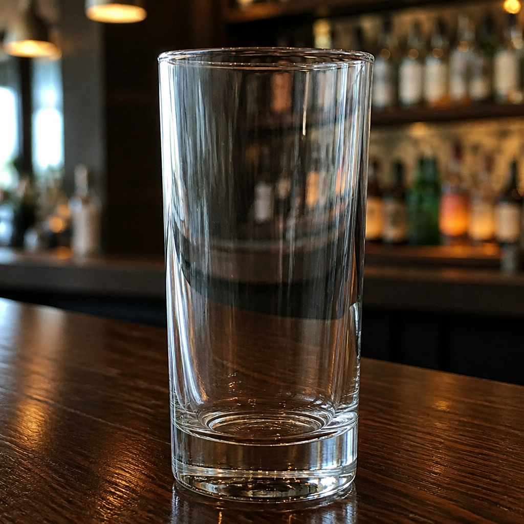 Commercial Hi Ball Glasses 285ml Clear 48 Pack