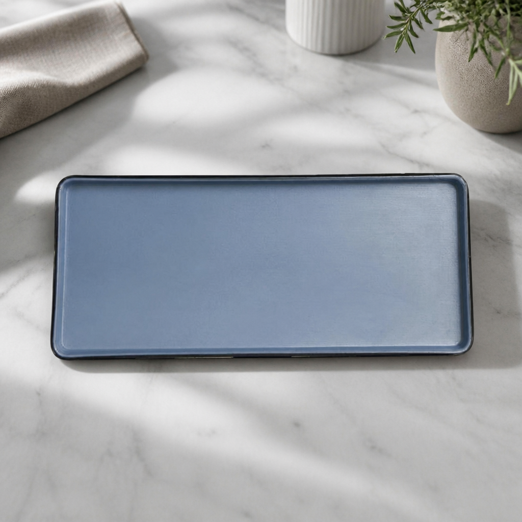 Commercial Melamine Rectangle Trays 292mm for Food Service