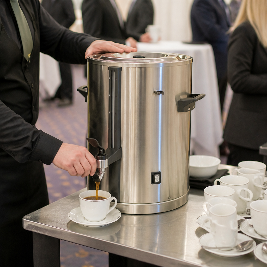 10L Commercial Portable Coffee Urn for Bulk Brewing