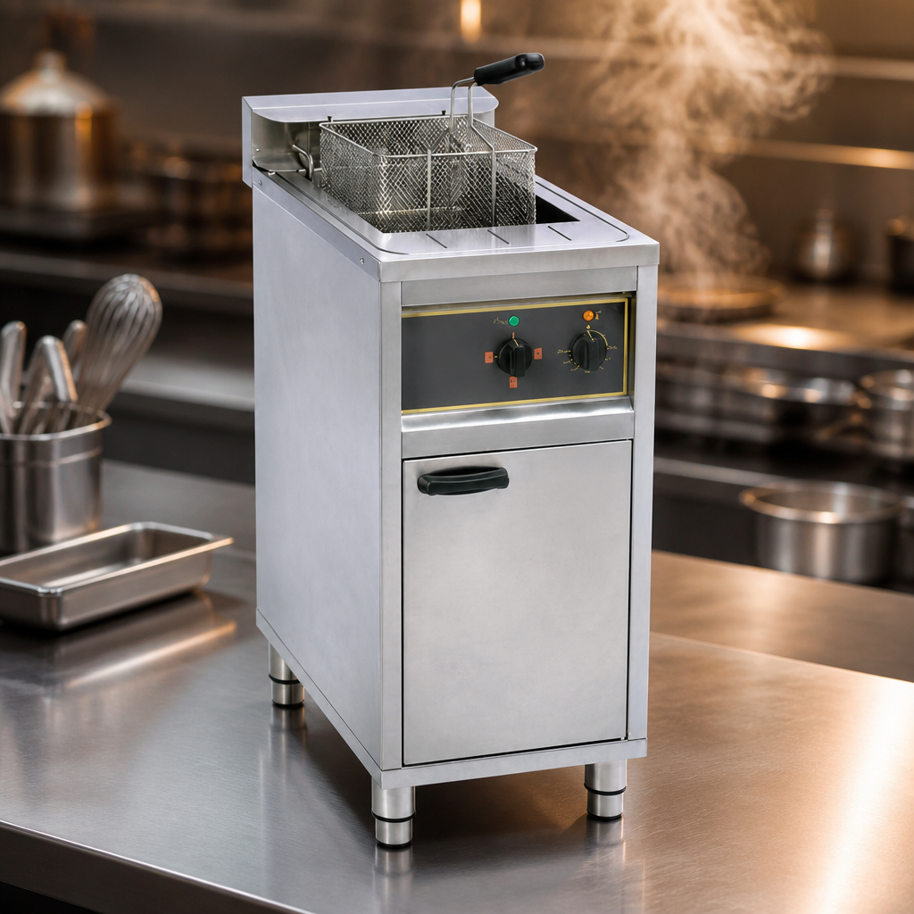 Free Standing Electric Fryer 16L Capacity Commercial Fryer