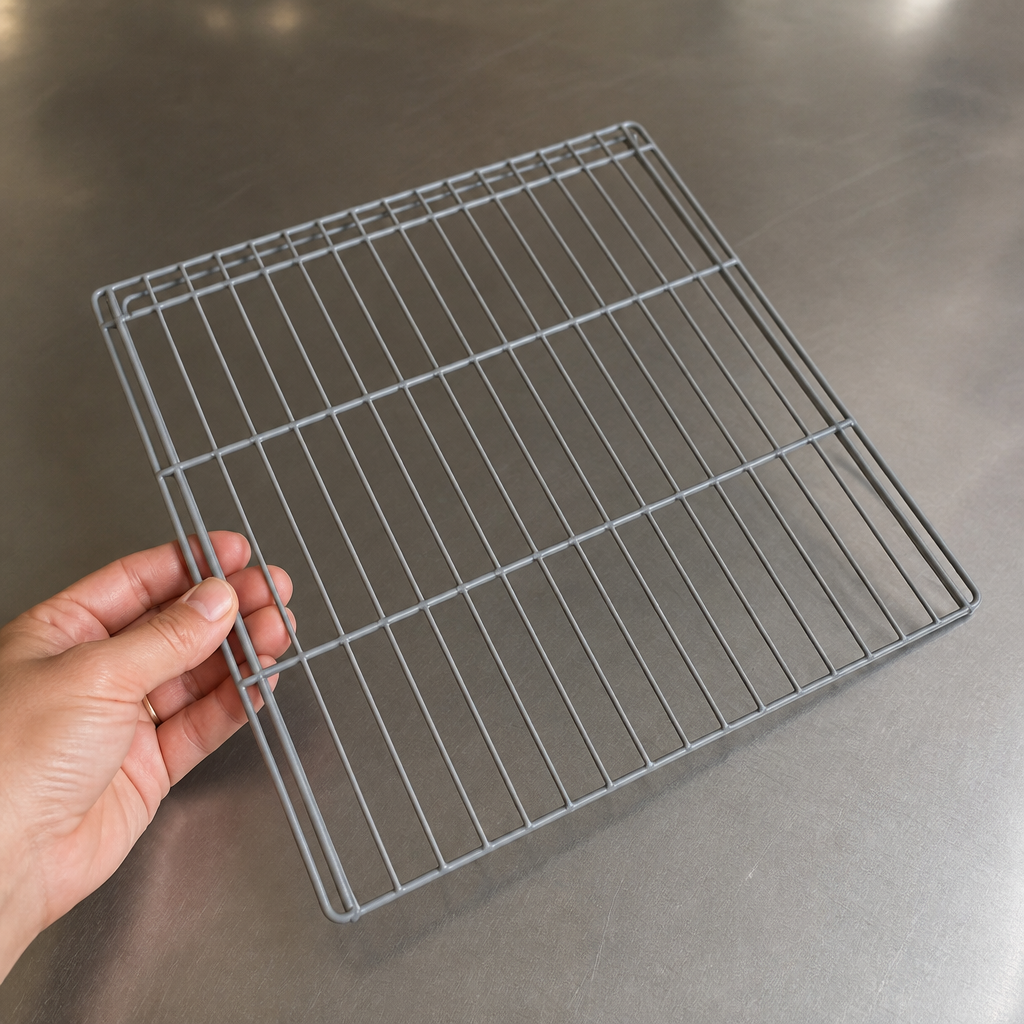 Commercial Floor Protector Shelf 21x630mm Coated Steel Grey