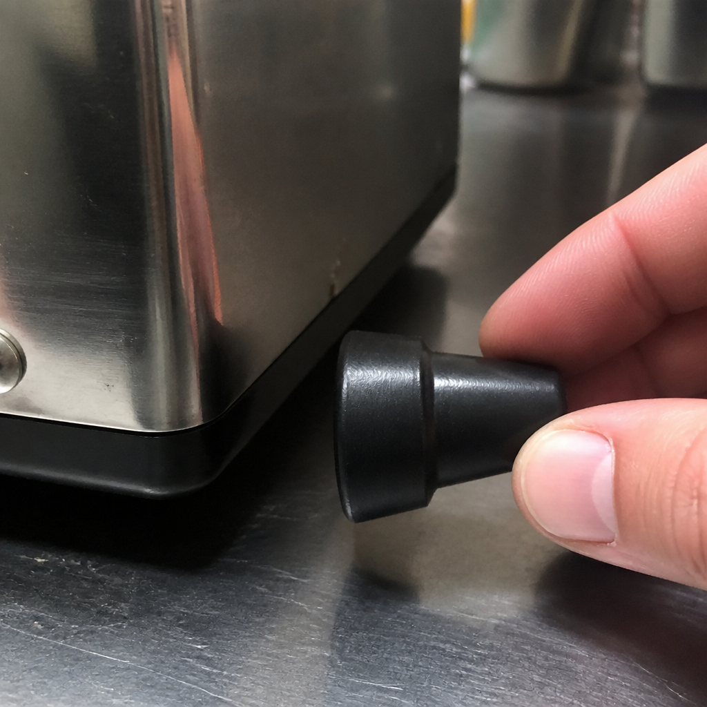 Commercial spice grinder rubber buffer replacement part