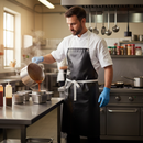 Premium Heavy Duty PVC Apron 42x36 Inch - Eyeleted, Pack of 5 for Durable Protection