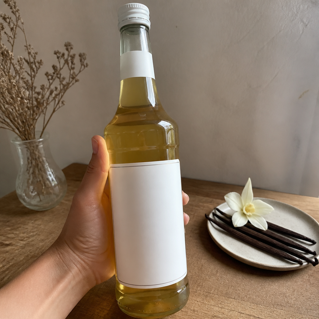 700ml Commercial Vanilla Syrup for beverages and desserts