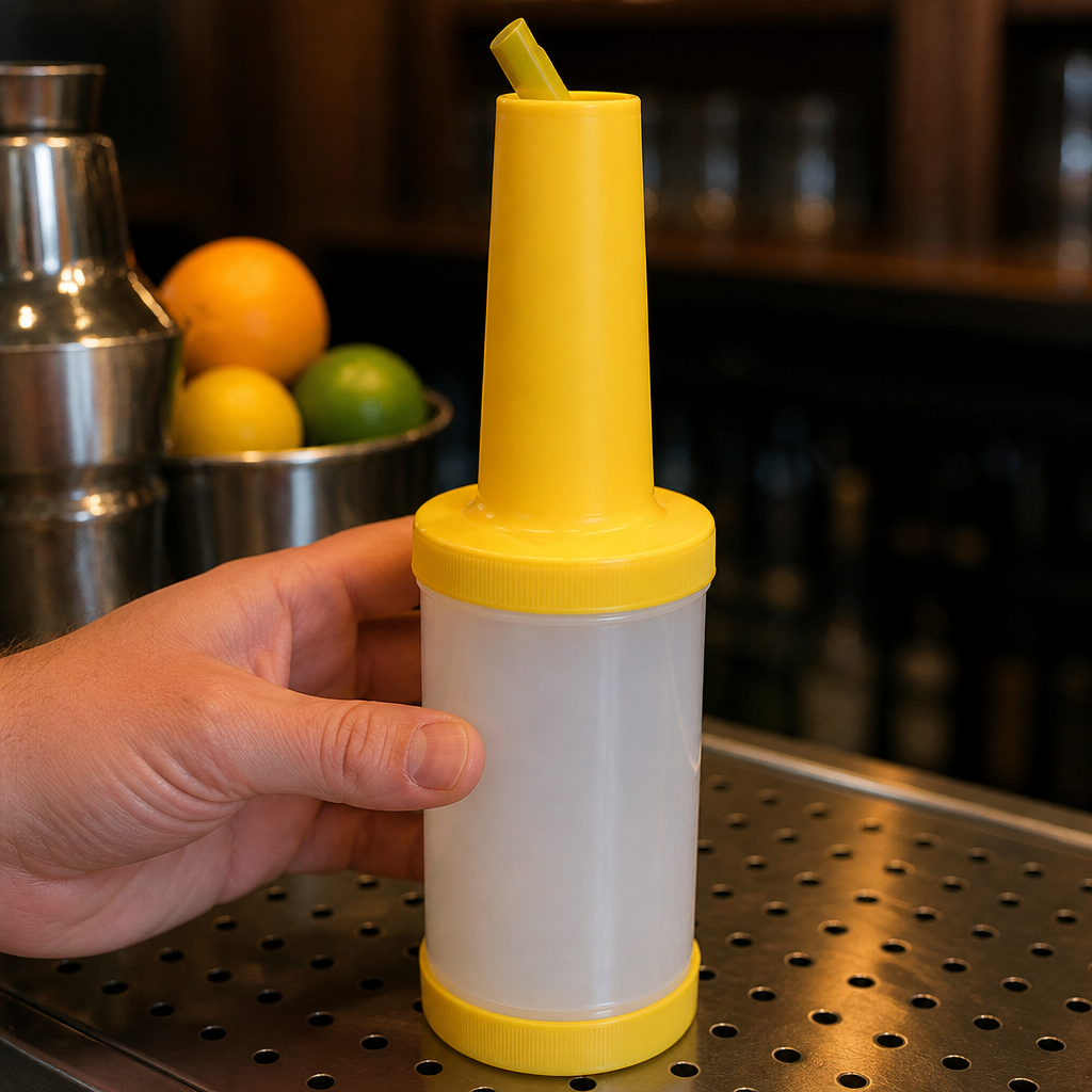 1 Quart Commercial Spirit And Juice Pourer with removable spout