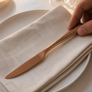 Commercial Blush Table Knife Copper 12 Pack 18/0 Stainless Steel