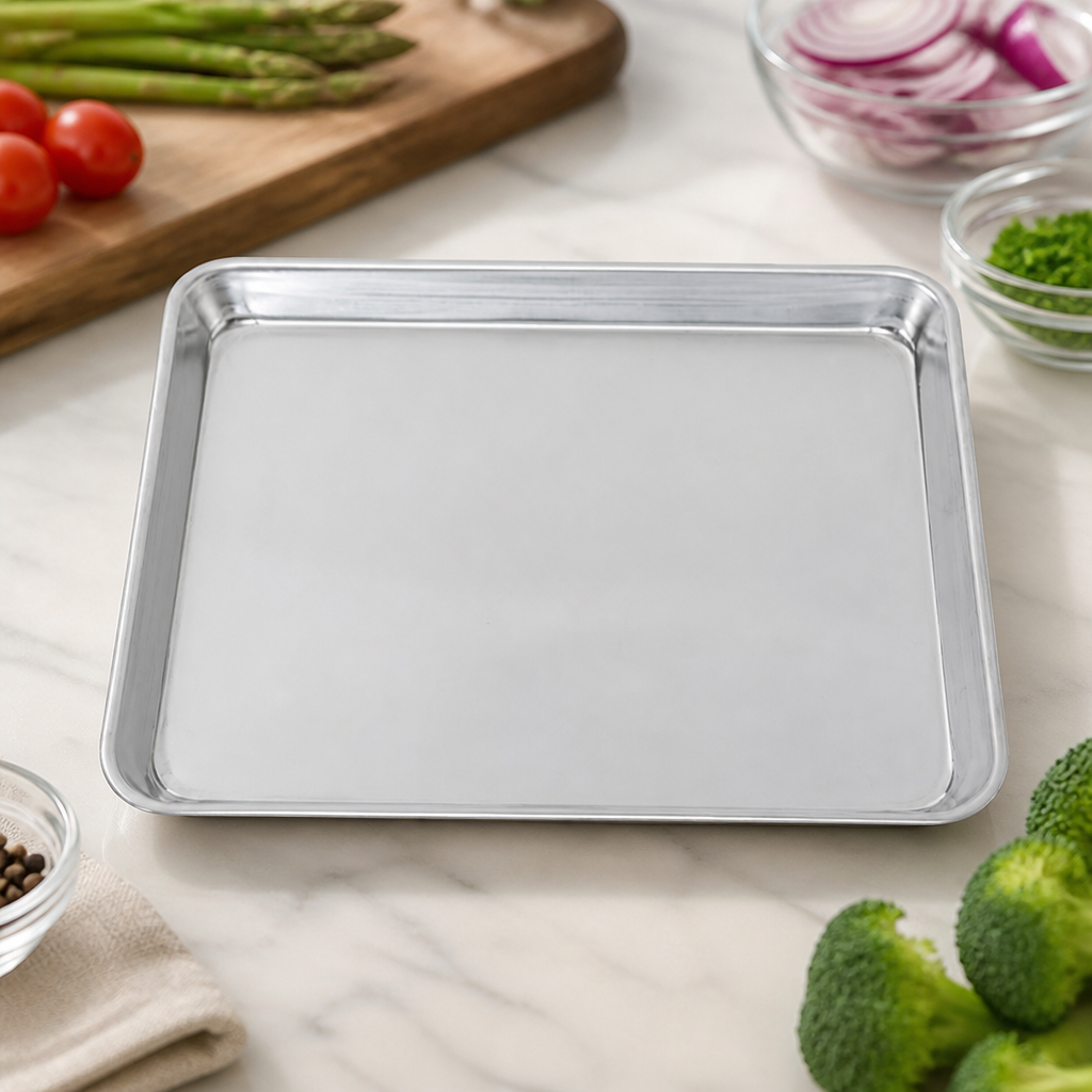Commercial Stainless Steel Chef Tray 158x218mm