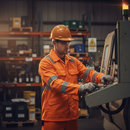 Premium Heavy Duty Flame Resistant Jacket with 50+ UPF, Multi-Pockets, and Welding Protection