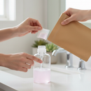 Premium Sakura Blossom Foaming Hand Wash Bulk Fill Sachets - Pack of 20 with Vegan Formulation and Compostable Packaging