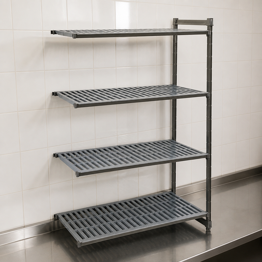 Commercial Cold Room Racking Add-On Unit 4 Tier 1830x1480mm