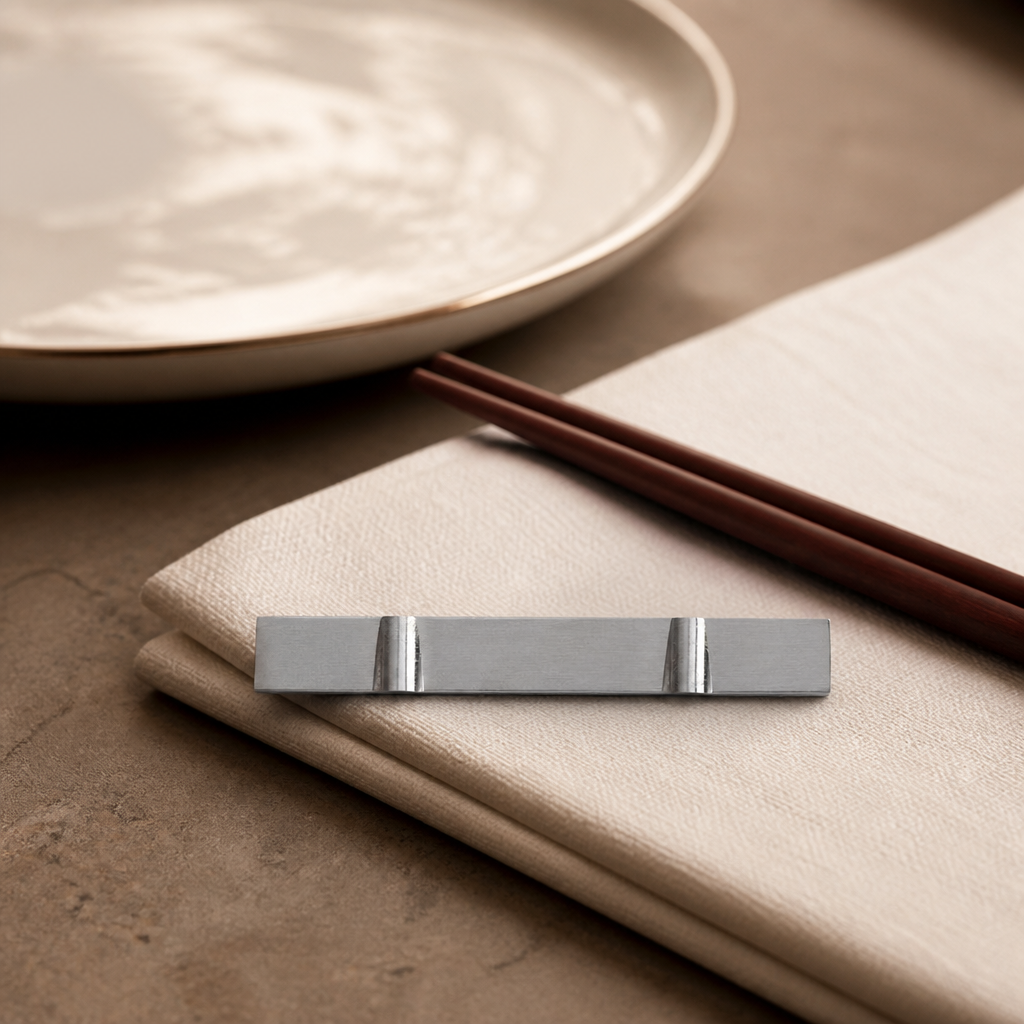 Commercial Stainless Steel Chopstick Rests 60mm Pack of 12