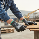 Premium Cut-Resistant Gloves with Nitrile Coating for Enhanced Grip and Protection in Dry and Oily Environments